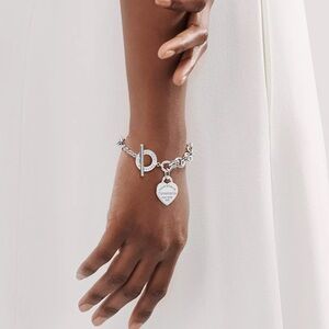 Return to Tiffany Heart Tag Toggle Bracelet